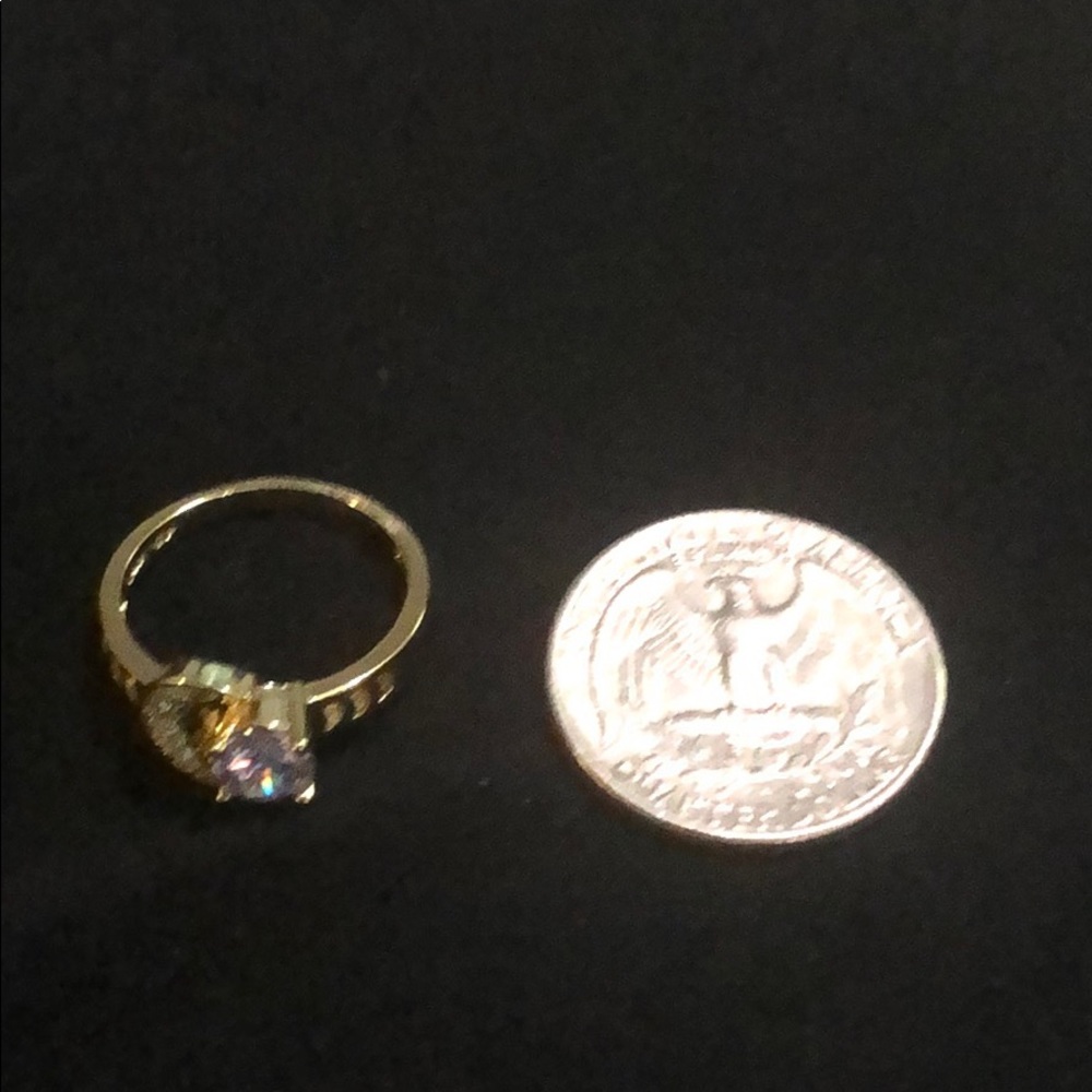 Beautiful moon& stars amethyst 18K ring - Picture 8 of 9